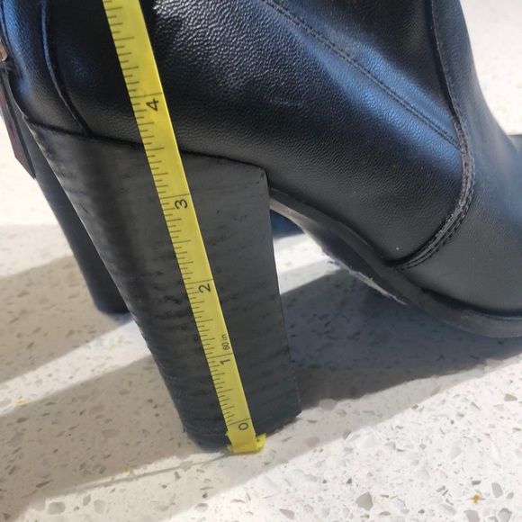 ALDO | Black Leather ankle boots - Picture 6 of 7